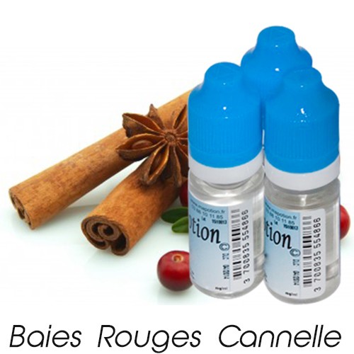 E-Liquide Fruits Baies rouges cannelle, Eliquide Français Ma Potion, recharge liquide cigarette électronique. Nicotine 0 mg