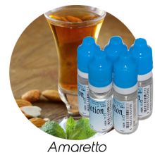 Lot de 5 E-Liquide Amaretto, Eliquide Français Ma Potion, recharge liquide cigarette électronique. Sans nicotine ni tabac