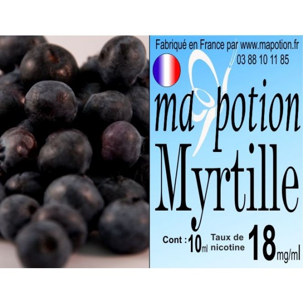 E-Liquide Fruit Myrtille, Eliquide Français, recharge liquide pour cigarette électronique, Ecig