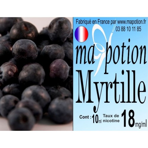 E-Liquide Fruit Myrtille, Eliquide Français, recharge liquide pour cigarette électronique, Ecig